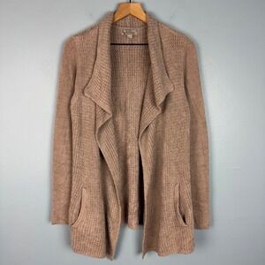 Barefoot‎ Dreams CozyChic Lite Women's M Coastal Cardigan Sweater Shawl Collar